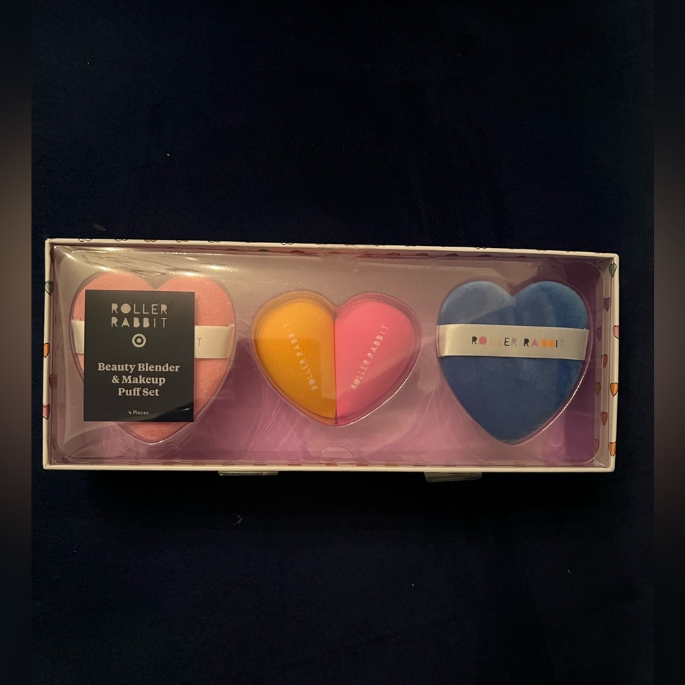 Roller Rabbit X Target 4 pc Makeup Sponge and Powder Puff Set